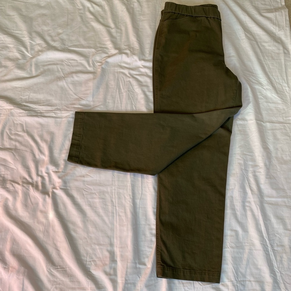 Lands' End Women’s Dark Olive Chinos